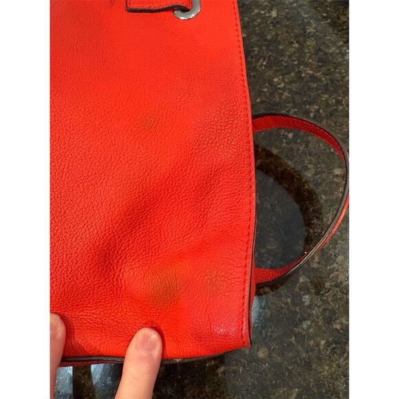 Michael Kors Large Hamilton Satchel Mandarin Orange Gold Hardware Bag - Picture 6 of 10